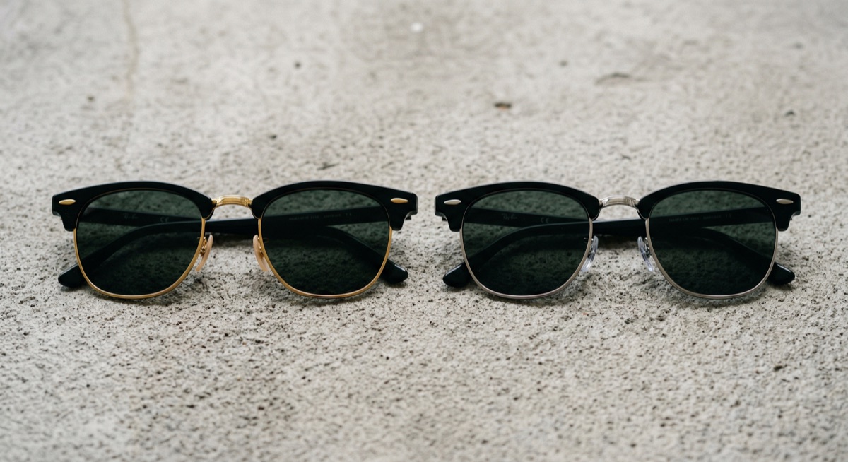 Rayban Clubmaster ทอง vs เงิน ต่างกันยังไง และเลือกอันไหนดี 2026