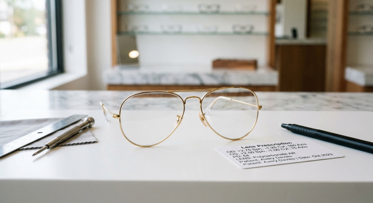 Rayban Aviator สายตาสั้น ตัดเลนส์ได้ไหม คำตอบตรงจากช่างแว่น 10 ปี 2026