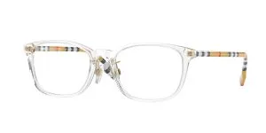 Burberry BE2371D 3889 กรอบแว่นสายตาโปร่งใส ขาลาย Vintage Check ผู้หญิง
