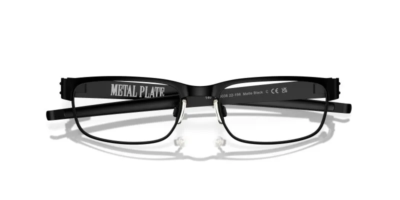 Oakley Metal Plate OX5038-22-198 - Folded View