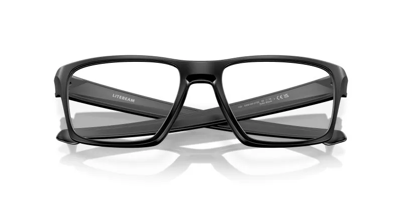 Oakley Litebeam OX8140-01 Satin Black O-Matter close-up ด้านหน้า