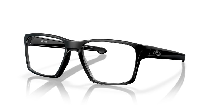 Oakley Litebeam OX8140-01 Satin Black O-Matter มุมเอียง 3/4