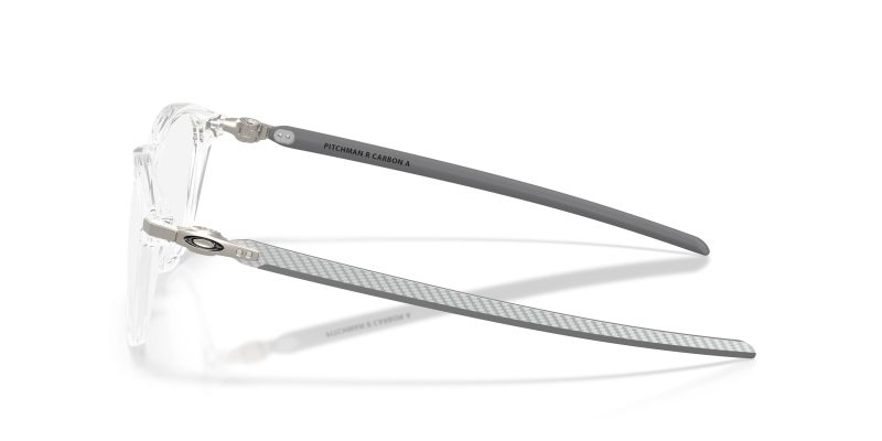 Oakley Pitchman R Carbon A OX8149F-03 Polished Clear Low Bridge Fit มุมข้าง