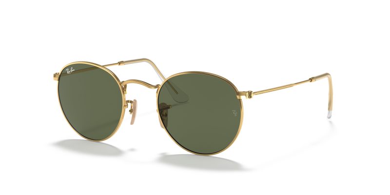 Rayban ROUND METAL RB3447N 001 - Quarter View