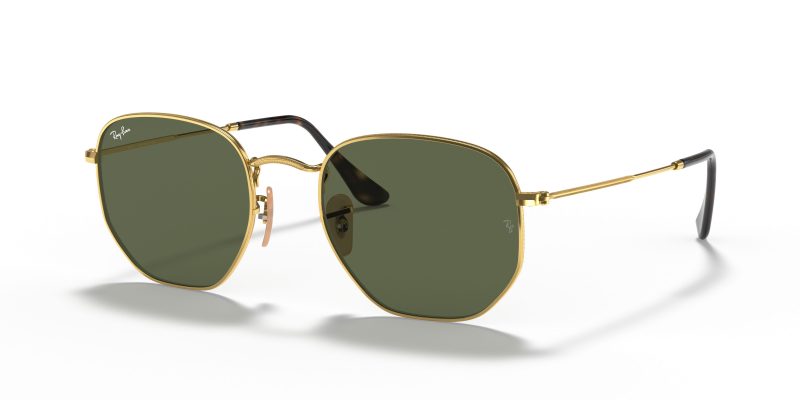 Rayban HEXAGONAL RB3548N-001 - Quarter View