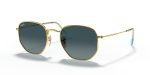 Rayban HEXAGONAL RB3548N-91233M - Quarter View