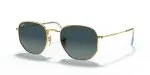 Rayban HEXAGONAL RB3548N-91233M - Quarter View Rayban HEXAGONAL RB3548N-91233M - Quarter View