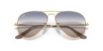 Rayban AVIATOR METAL II RB3689-001/GD - Folded View