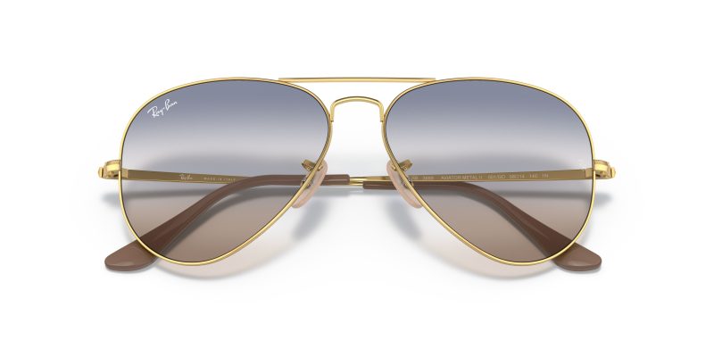 Rayban AVIATOR METAL II RB3689-001/GD - Folded View