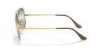 Rayban AVIATOR METAL II RB3689-001/GD - Side View