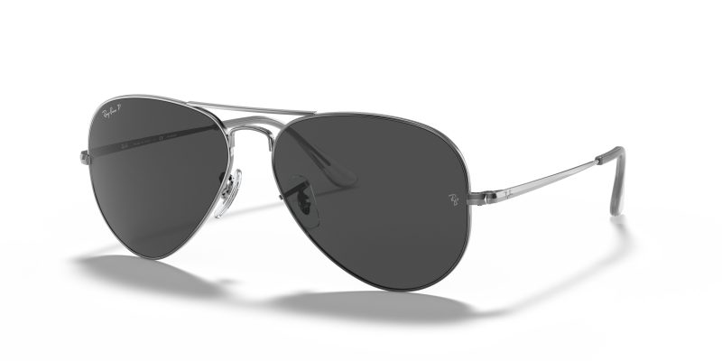 Rayban AVIATOR METAL II RB3689-004/48 - Quarter View