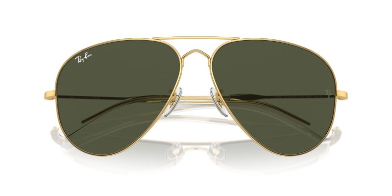 Rayban OLD AVIATOR RB3825-001/31 - Folded View