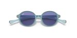 Rayban Junior RJ9075SF Light Blue Rubber close-up ด้านหน้า