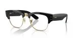 Rayban MEGA CLUBMASTER RX0316V-2000 - Quarter View Rayban MEGA CLUBMASTER RX0316V-2000 - Quarter View