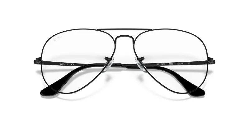 Rayban AVIATOR RX6489-2503 - Folded View