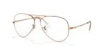 Rayban AVIATOR RX6489-3094 - Quarter View Rayban AVIATOR RX6489-3094 - Quarter View