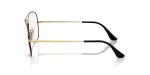 Rayban AVIATOR RX6489-3175 - Side View Rayban AVIATOR RX6489-3175 - Side View