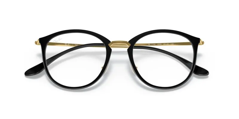Rayban RX7140-2000 - Folded View