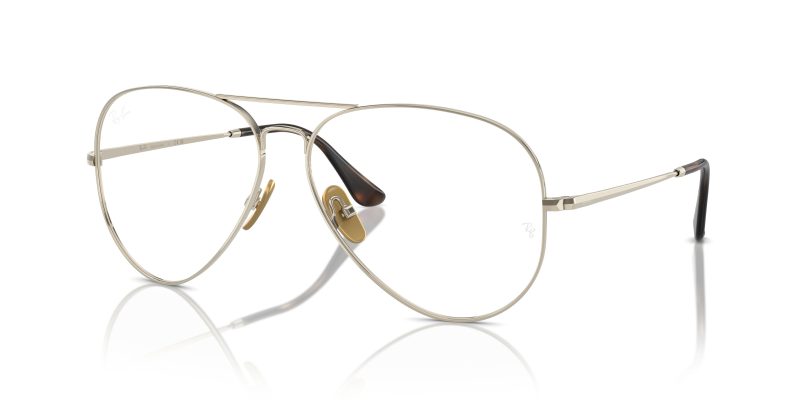 Rayban AVIATOR TITANIUM RX8789-1246 - Quarter View