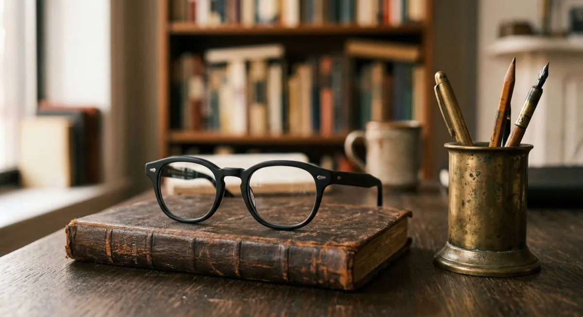 Moscot Jared กรอบแว่นทรงกลม Matte Black acetate สไตล์ New York วินเทจ