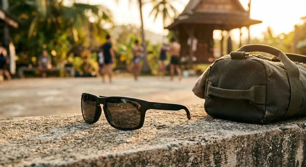 แว่น Oakley ผู้ชาย หน้ายาว ใส่รุ่นไหนดี คู่มือเลือกกรอบที่ใช่จากช่างแว่น 10 ปีล่าสุด แว่น Oakley ผู้ชาย หน้ายาว Holbrook Matte Black Prizm Black