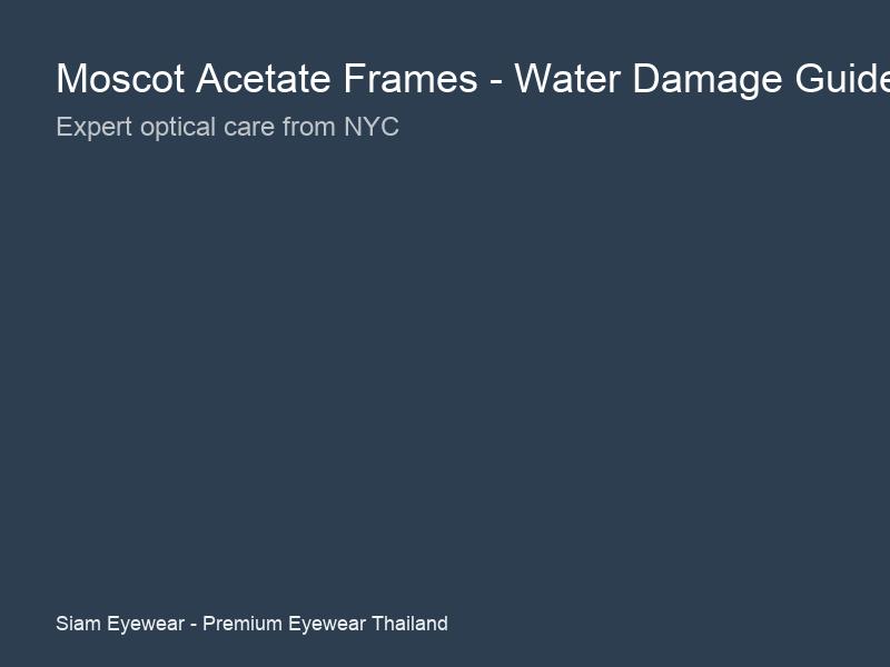 Moscot acetate frames water damage guide