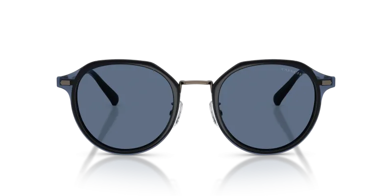 HC7183-947380 Coach Sun HC7183 CBZ97 947380 Satin Gunmetal Blue