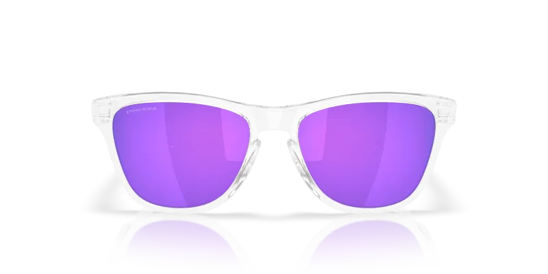 Oakley Frogskins S OO9508-02 Polished Clear Prizm Violet
