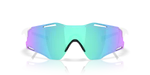 Oakley Cybr Zero OO9512D-02 Polished White Prizm Sapphire