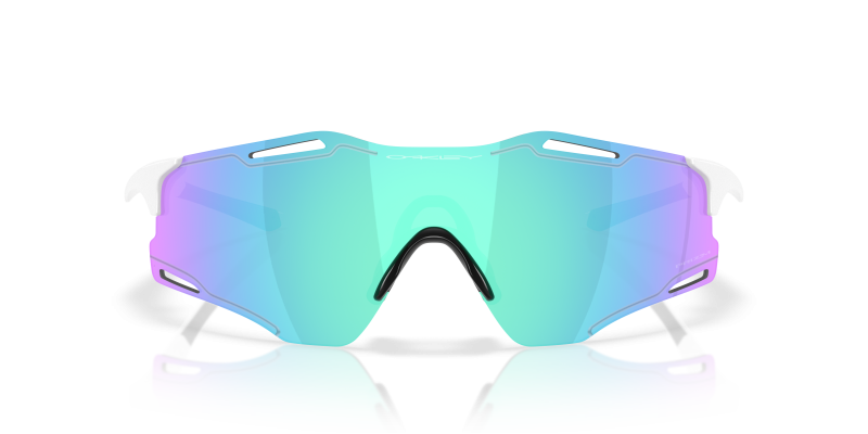 Oakley Cybr Zero OO9512D-02 Polished White Prizm Sapphire