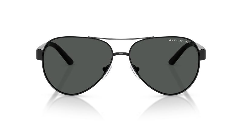 Armani Exchange AX2034S 600087 แว่นกันแดด สีดำประกาย สำหรับผู้ชาย