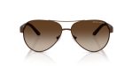 Armani Exchange AX2034S 605813 แว่นกันแดด สีน้ำตาลเข้มด้าน สำหรับผู้ชาย