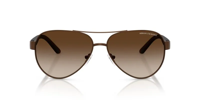 Armani Exchange AX2034S 605813 แว่นกันแดด สีน้ำตาลเข้มด้าน สำหรับผู้ชาย Armani Exchange AX2034S 605813 แว่นกันแดด สีน้ำตาลเข้มด้าน สำหรับผู้ชาย