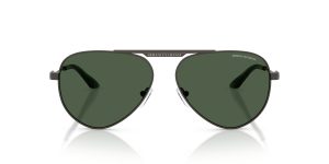 Armani Exchange AX2060S 613371 แว่นกันแดด สีเทาด้าน สำหรับผู้ชาย