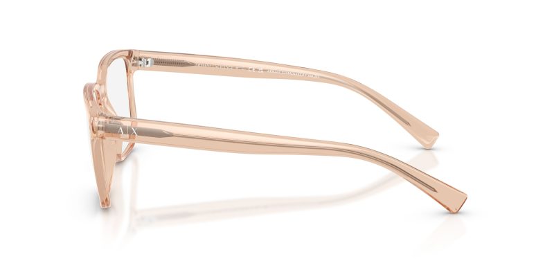 แว่นสายตา Armani Exchange AX3071F 8344 มุมข้าง ลายโลโก้ AX บนขาแว่น