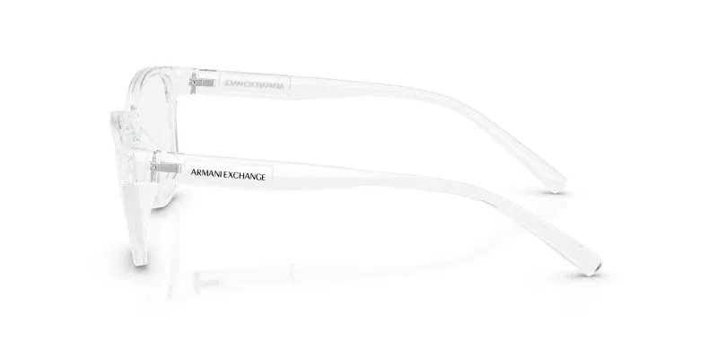 แว่นสายตา Armani Exchange AX3111U 8239 มุมข้าง ลายโลโก้ AX บนขาแว่น