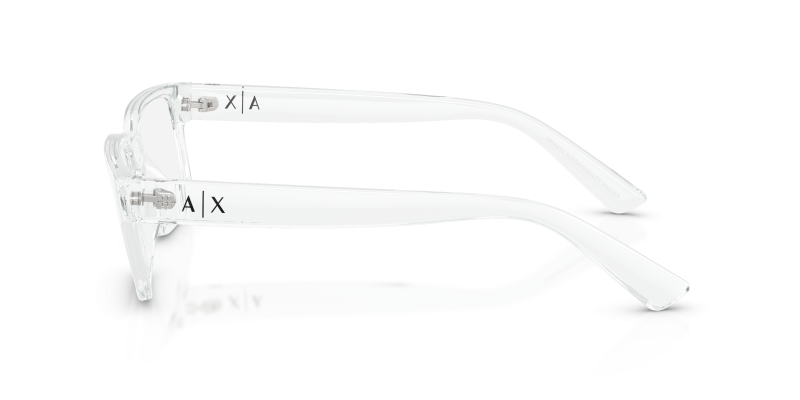 แว่นสายตา Armani Exchange AX3130U 8235 มุมข้าง ลายโลโก้ AX บนขาแว่น