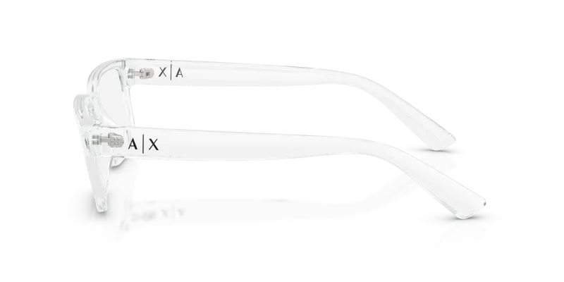 แว่นสายตา Armani Exchange AX3130U 8235 มุมข้าง ลายโลโก้ AX บนขาแว่น