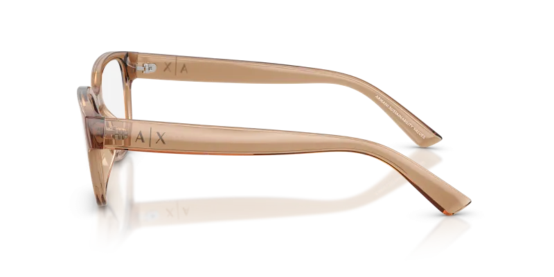 แว่นสายตา Armani Exchange AX3134U 8396 มุมข้าง ลายโลโก้ AX บนขาแว่น