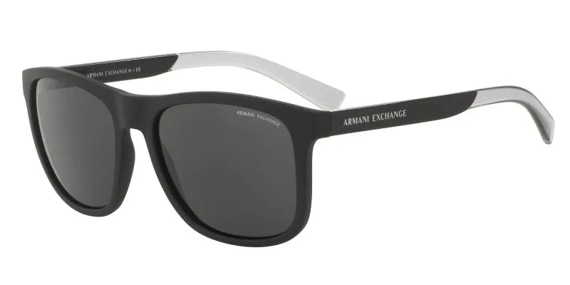 แว่นกันแดด Armani Exchange AX4049SF 818287 Matte Black GREY แว่นกันแดด Armani Exchange AX4049SF 818287 Matte Black GREY