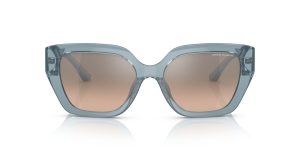 Armani Exchange AX4125SU 82408Z แว่นกันแดด สีฟ้าโปร่งใสแวววาว สำหรับผู้หญิง