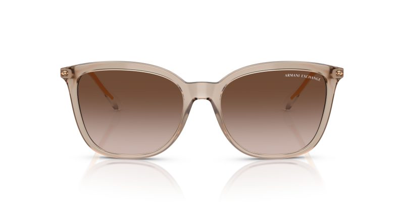 Armani Exchange AX4151SF 836613 แว่นกันแดด สีOpalescentLight Beige สำหรับผู้หญิง