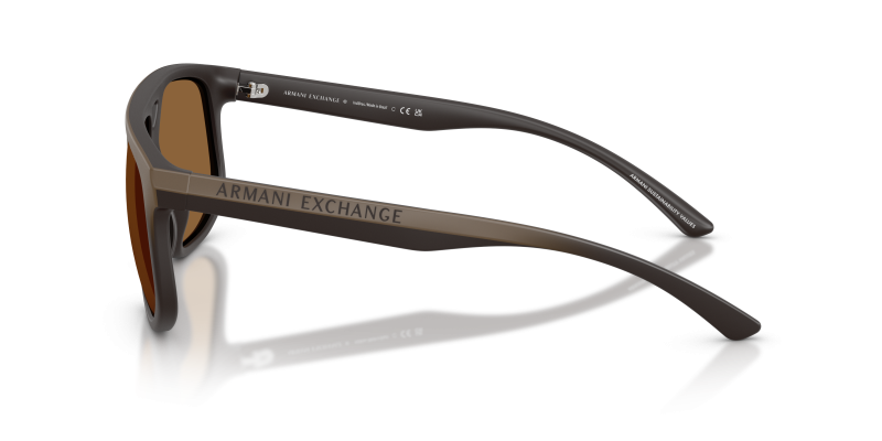แว่นกันแดด Armani Exchange AX4161SU 839173 มุมข้าง ลายโลโก้ AX บนขาแว่น