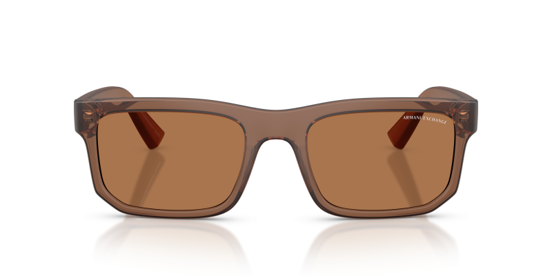 Armani Exchange AX4165SF 835873 แว่นกันแดด สีFrosted Brown สำหรับผู้ชาย