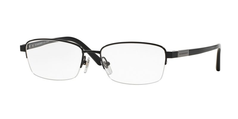 Burberry BE1288TD 1001 แว่นสายตาทรงสี่เหลี่ยมจัตุรัสไทเทเนียมดำ สำหรับผู้ชาย