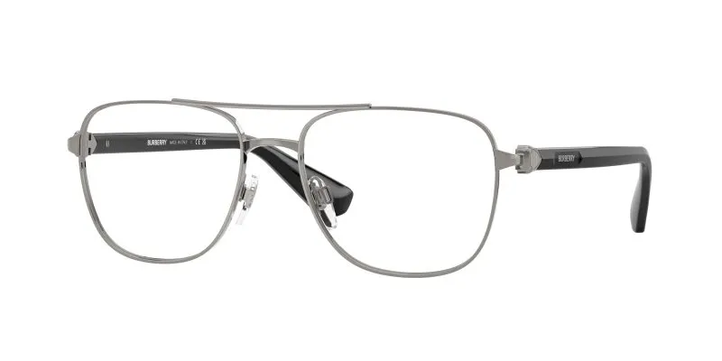 แว่นสายตา Burberry BE1396 1003 สีกันเมทัลทรงนักบิน สำหรับผู้ชาย