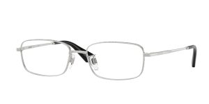 Burberry BE1402D 1005 แว่นสายตากรอบโลหะสีเงิน ลาย METAL CHECK ผู้ชาย