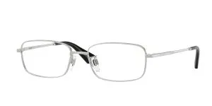 Burberry BE1402D 1005 แว่นสายตากรอบโลหะสีเงิน ลาย METAL CHECK ผู้ชาย