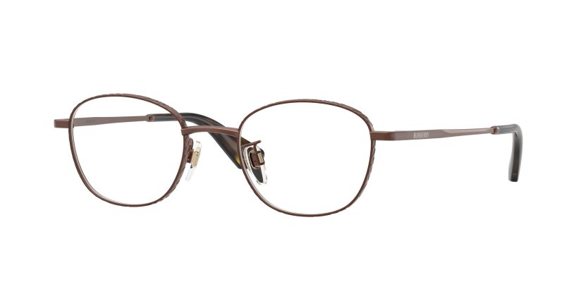 Burberry BE1403D 1360 แว่นสายตาโลหะน้ำตาลด้าน ทรงแฟนทอส สำหรับผู้หญิง