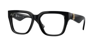 Burberry BE2403F 3001 แว่นสายตาอะซิเตทสีดำขัดเงา สำหรับผู้หญิง